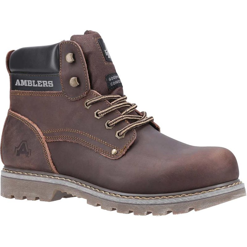 Amblers Mens Dorking Casual Boots Crazy Horse Size 6