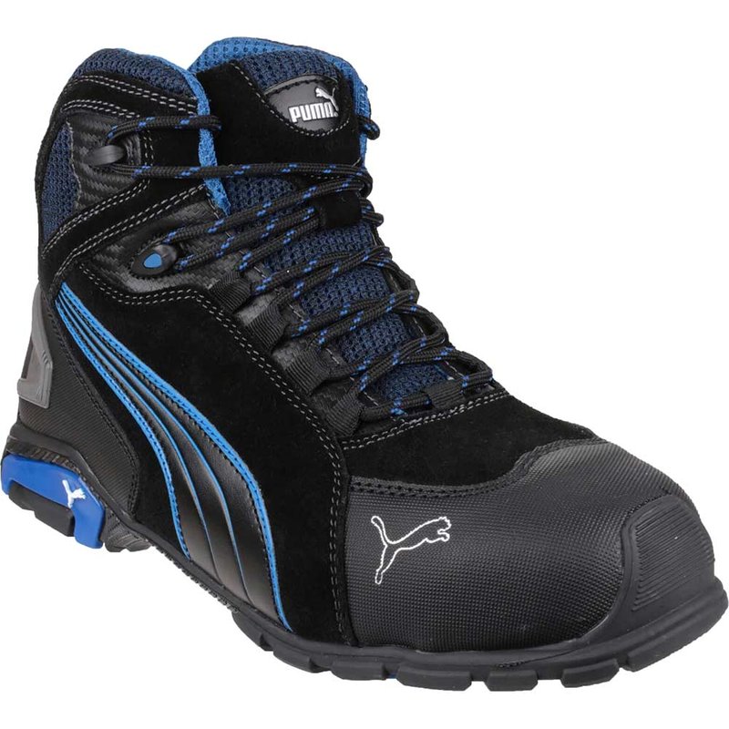Puma Mens Safety Rio Mid Safety Boots Black Size 10.5