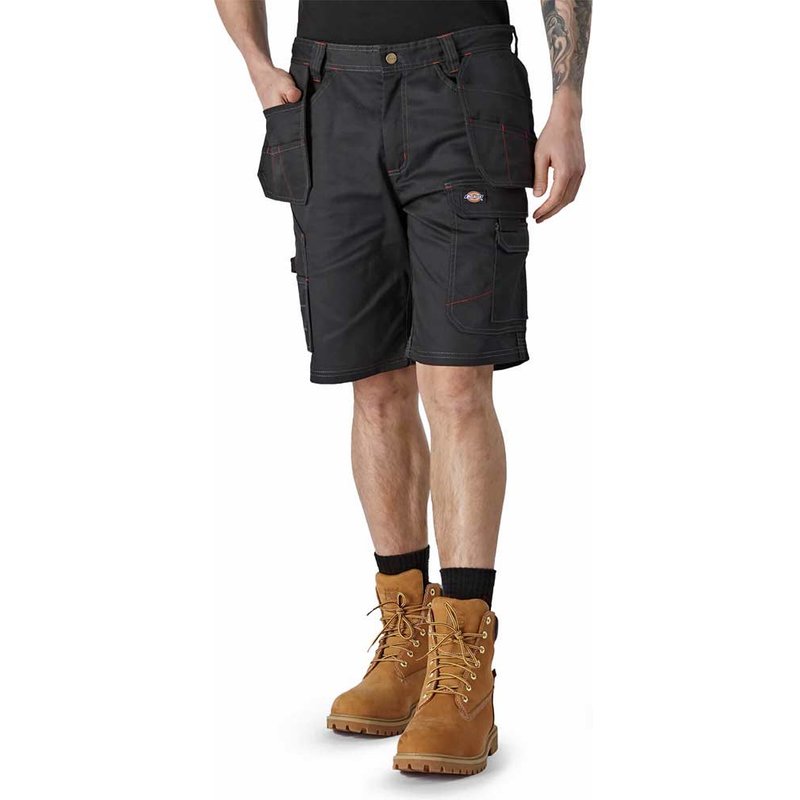 Dickies Redhawk Pro Work Shorts Black 36"