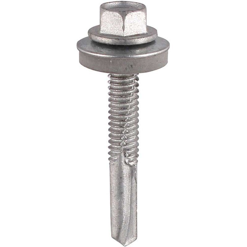 Hex Head Self Drilling Screws for Heavy Section Steel 5.5mm 100mm Pack of 100
