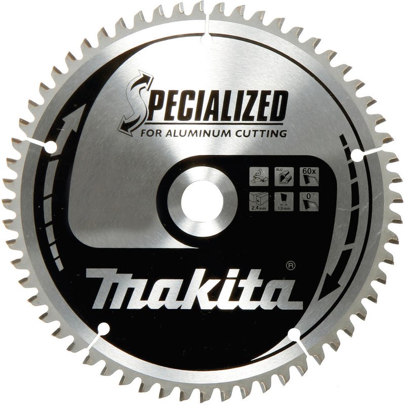 Makita SPECIALIZED Circular Saw Blade for Aluminium Cutting 190mm 60T 30mm