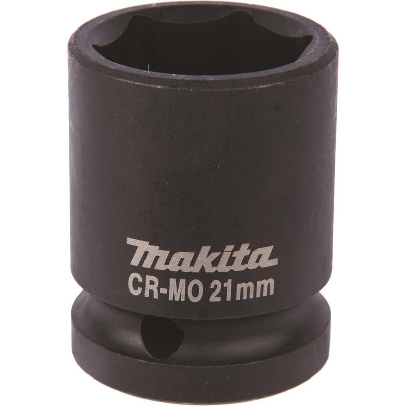 Makita 1/2" Drive CR-MO Hexagon Impact Socket Metric 1/2" 21mm