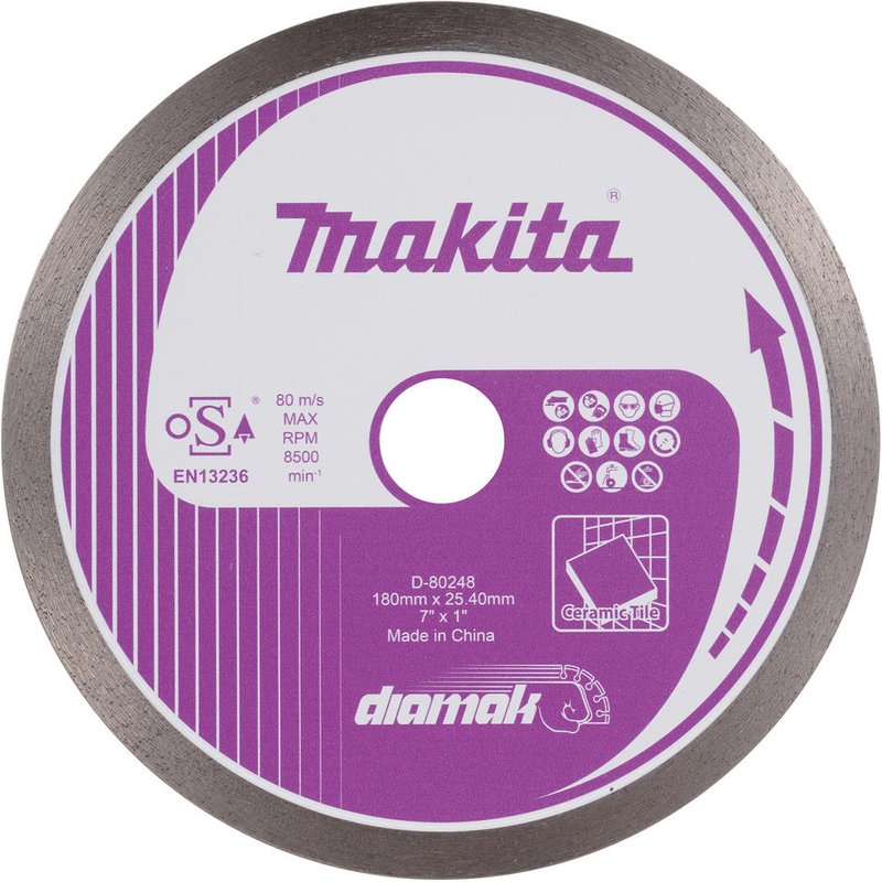 Makita DiaMak Diamond Tile Cutting Disc 180mm