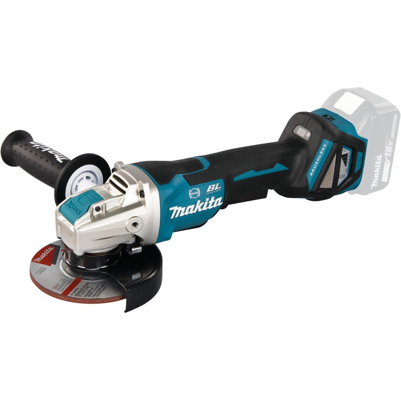 Makita DGA519 18v LXT Cordless Brushless X Lock Angle Grinder 125mm No Batteries No Battery Charger No Case