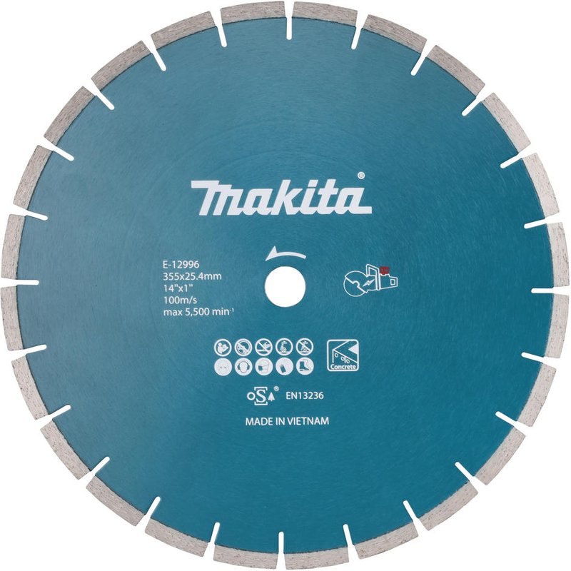 Makita CE001G 40v Max XGT Cordless Brushless Disc Cutter 355mm No Batteries No Battery Charger