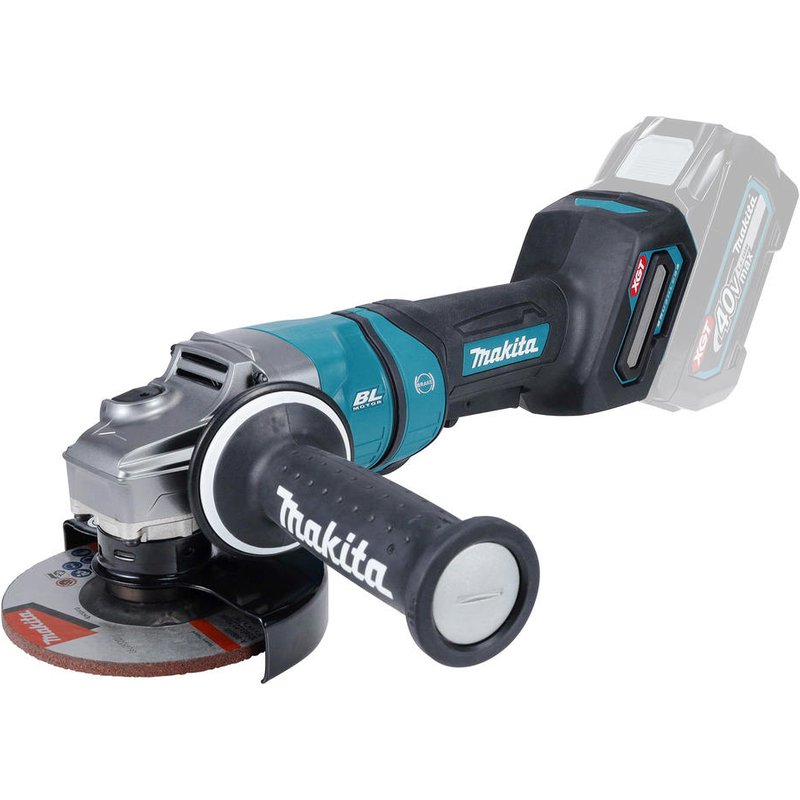 Makita GA050G 40v Max XGT Cordless Brushless Angle Grinder 125mm No Batteries No Battery Charger Case