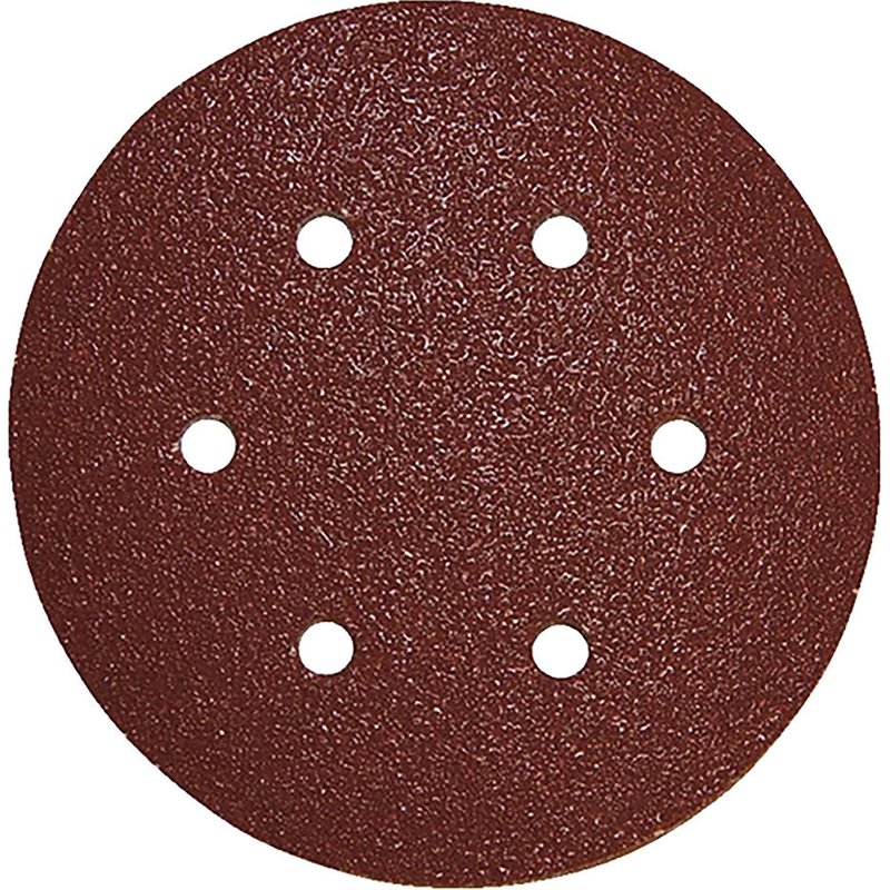 Makita Red Sanding Disc 150mm 150mm 60g Pack of 50