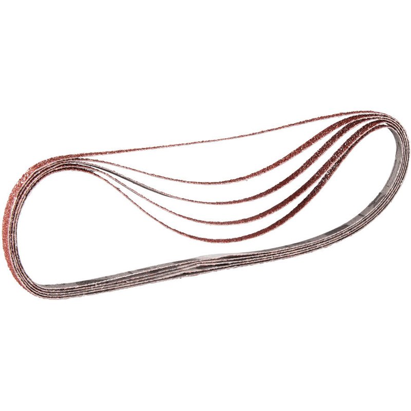 Makita 6mm x 533mm Abrasive Sanding Belt 6mm X 533mm 120g Pack of 5