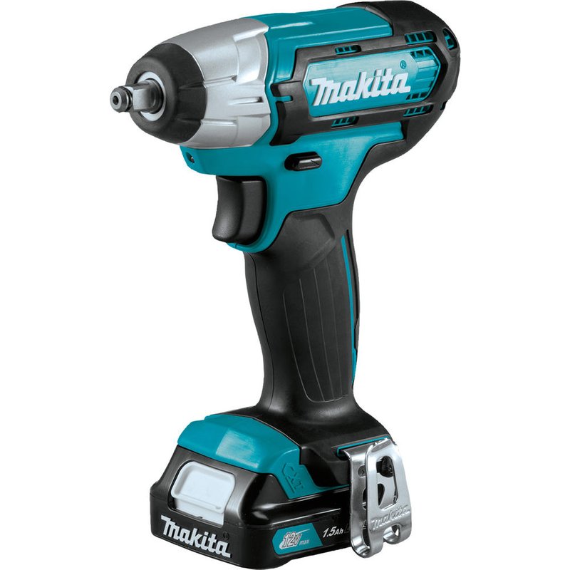 Makita TW140DWAE 12V max CXT 3/8'' Impact Wrench With 2 x 2.0Ah Batteries, Charger & Carrying Case TW140DWAE