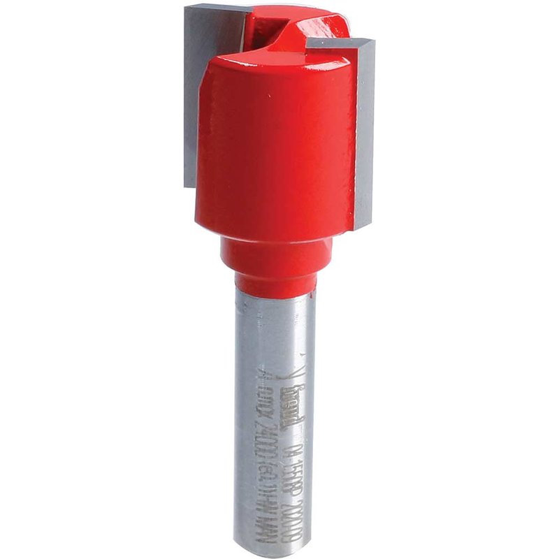 Freud Double Flute Straight Router Bit 20mm 19mm 1/4"