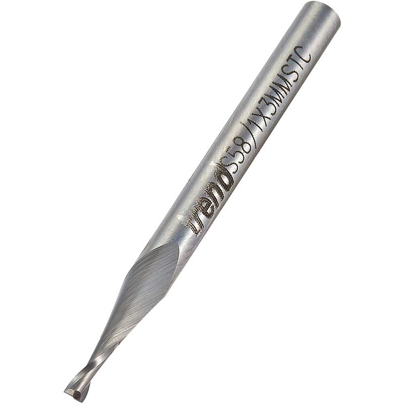 Trend Plastic and Engraving Mini Spiral Upcut Router Cutter 1.5mm 5mm 3mm