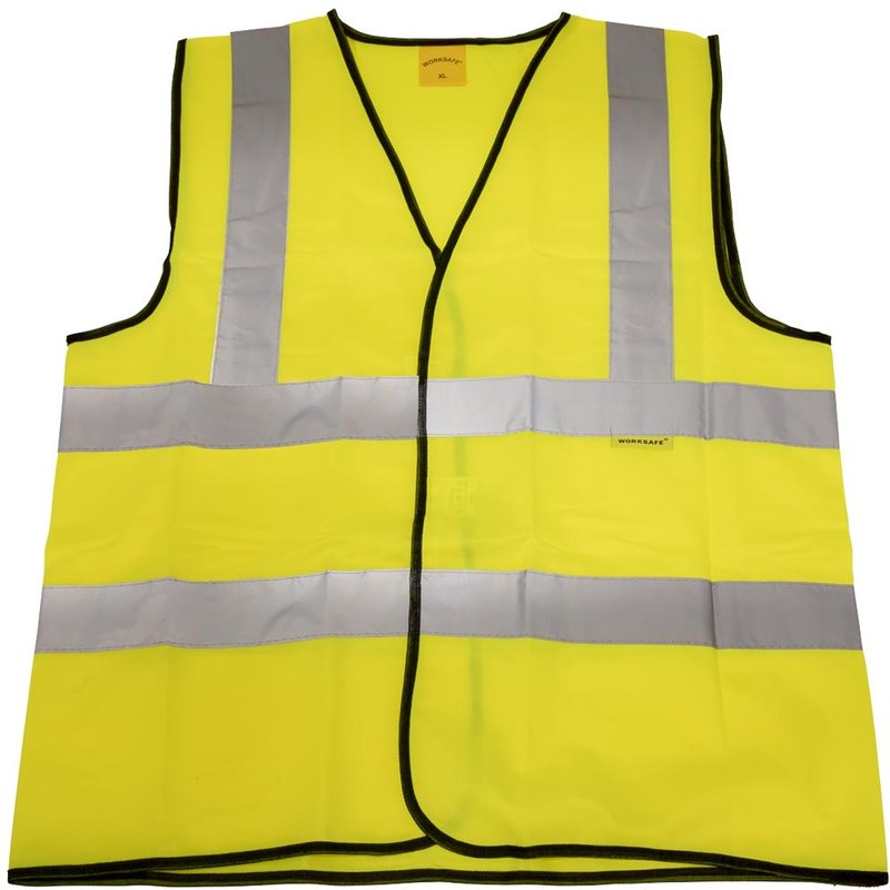Sealey WorkSafe Hi Vis Waistcoat Yellow XL