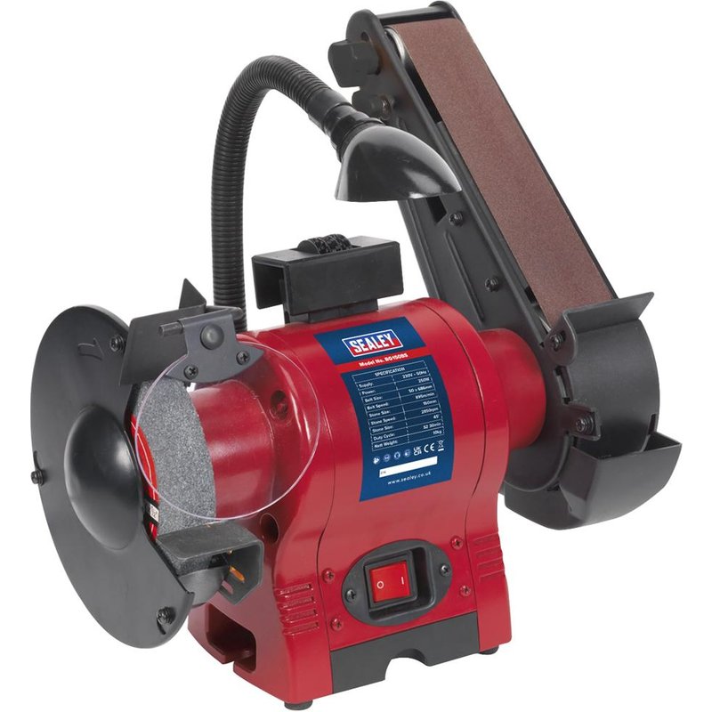 Sealey BG150BS 150mm Bench Grinder Belt Sander 240v