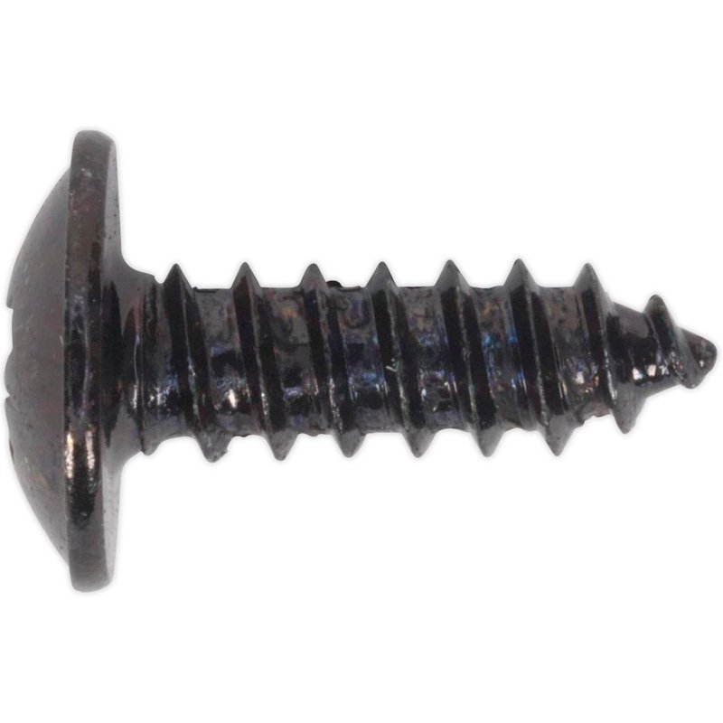 Self Tapping Flange Head Pozi Screws Black 4.2mm 13mm Pack of 100