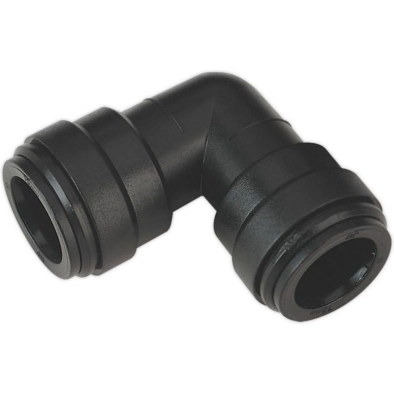 Sealey Equal Elbow Air Line Fitting for John Guest Speedfit Systems 15mm Pack of 5