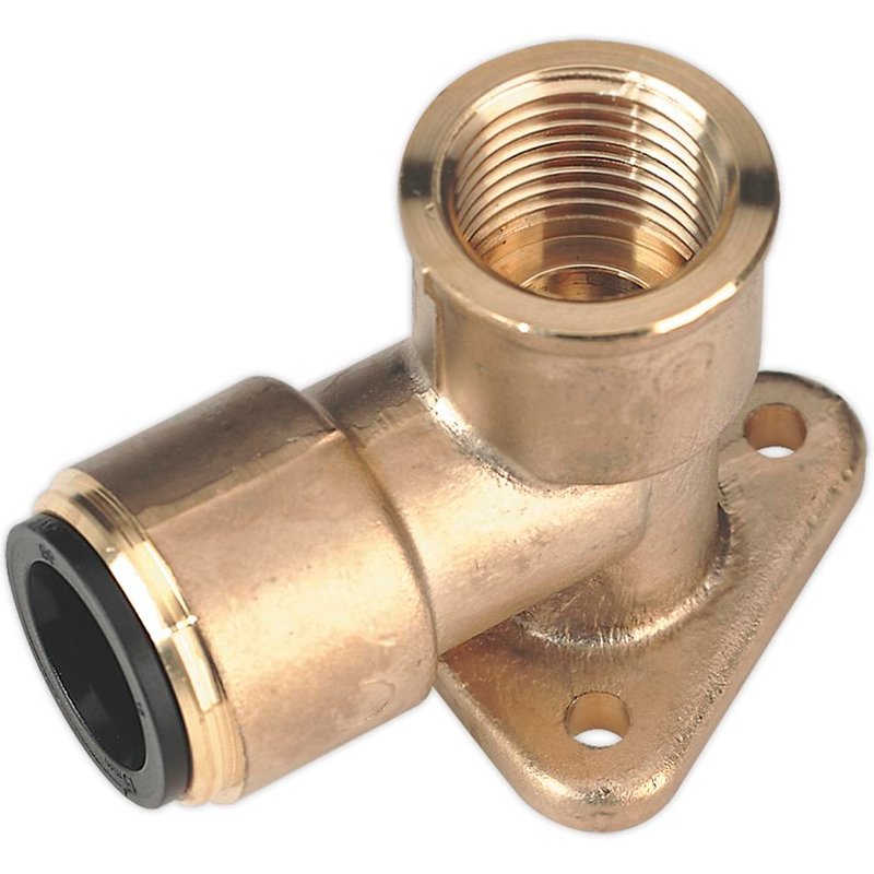 Sealey 3/4" BSP Brass Wingback Elbow for John Guest Speedfit Systems 22mm Pack of 1