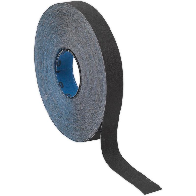 Sealey Emery Roll Blue Twill 25mm 25m 80g
