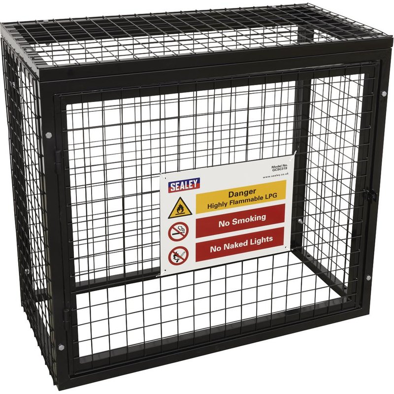 Sealey Gas Cylinder Safety Cage 1000mm 500mm 900mm