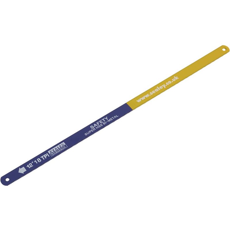 Sealey HSS Bi Metal Hacksaw Blade 12" / 300mm 18tpi Pack of 2