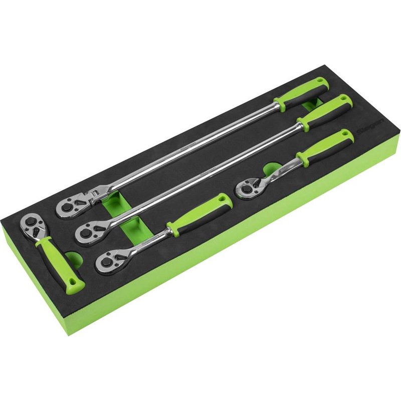 Siegen S01230 5 Piece 3/8" Drive Ratchet Set in Module Tray 3/8"