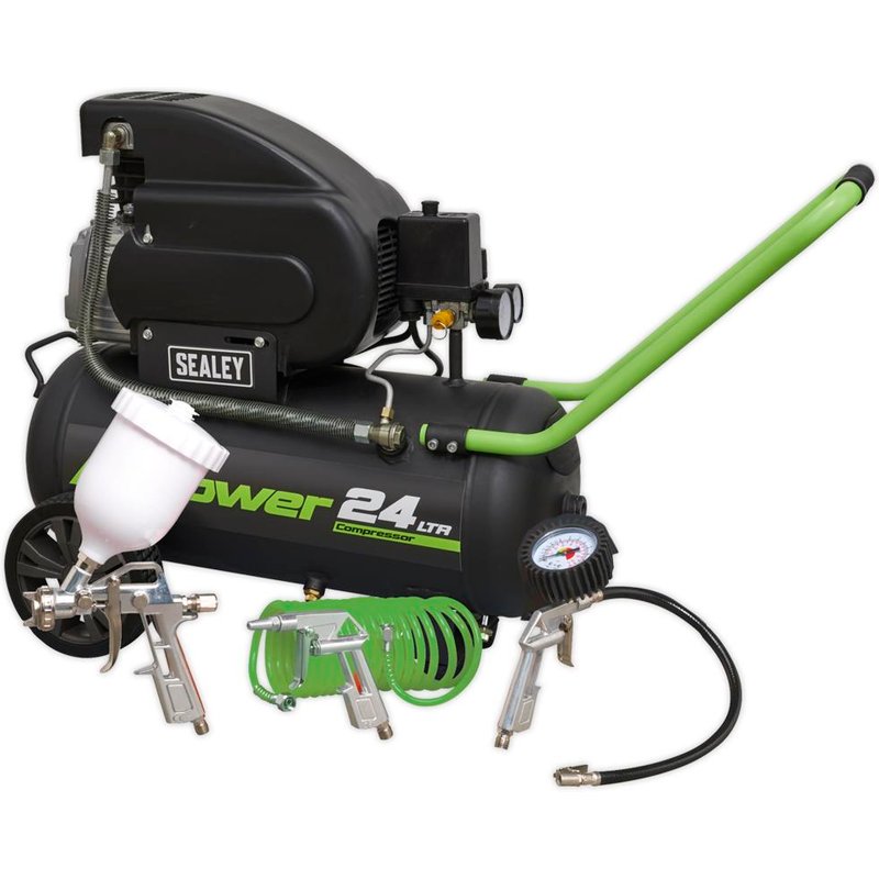 Sealey SAC2420EPK Direct Drive Air Compressor 24 Litre 240v