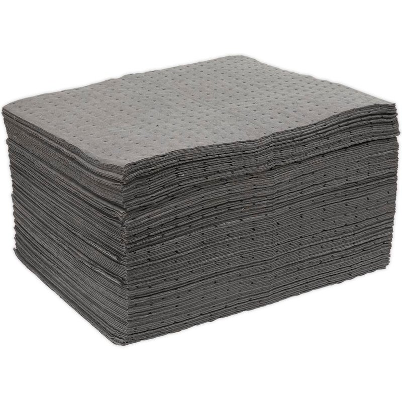 Sealey SAP01 General Purpose Spill Absorbent Pads Pack of 100