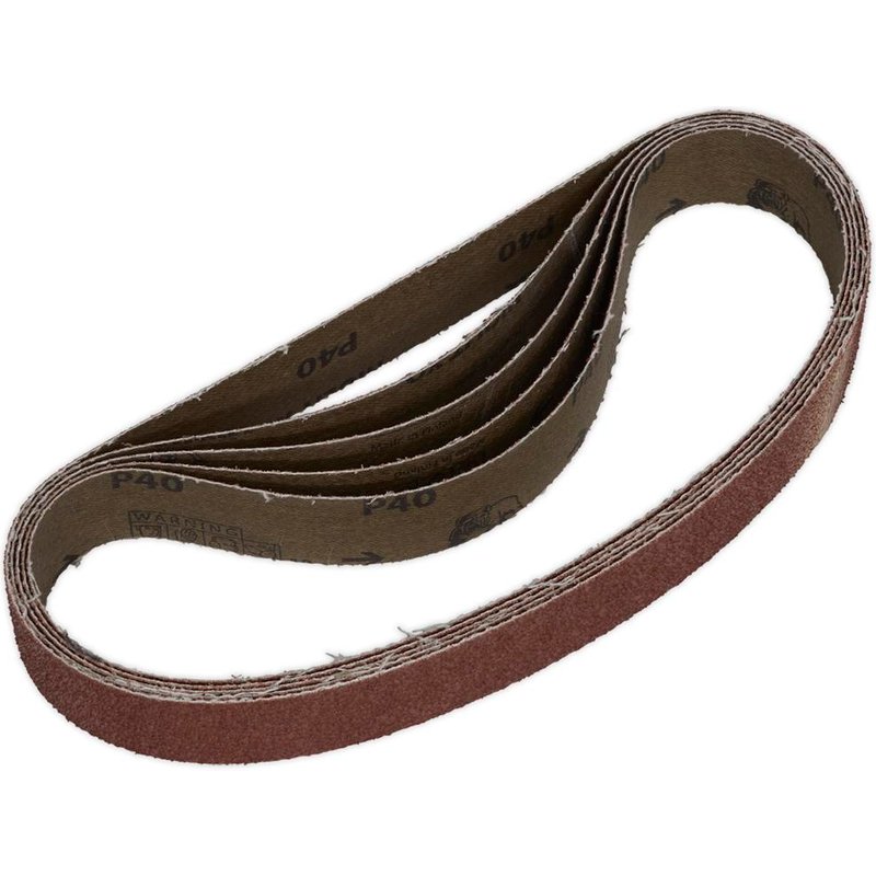 Sealey 30mm x 540mm Sanding Belt 30mm x 540mm 40g Pack of 5