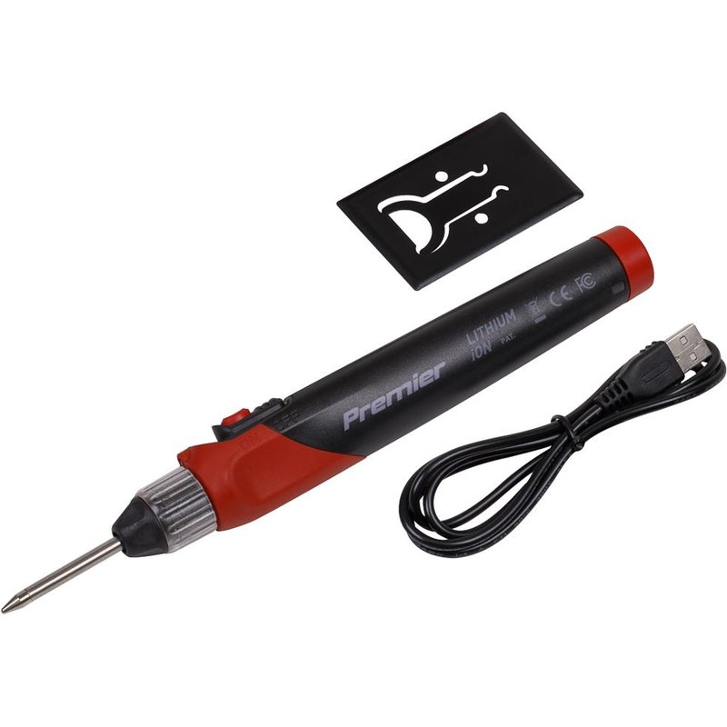 Sealey Premier SDL10 Cordless Rechargeable Soldering Iron 12 Watts