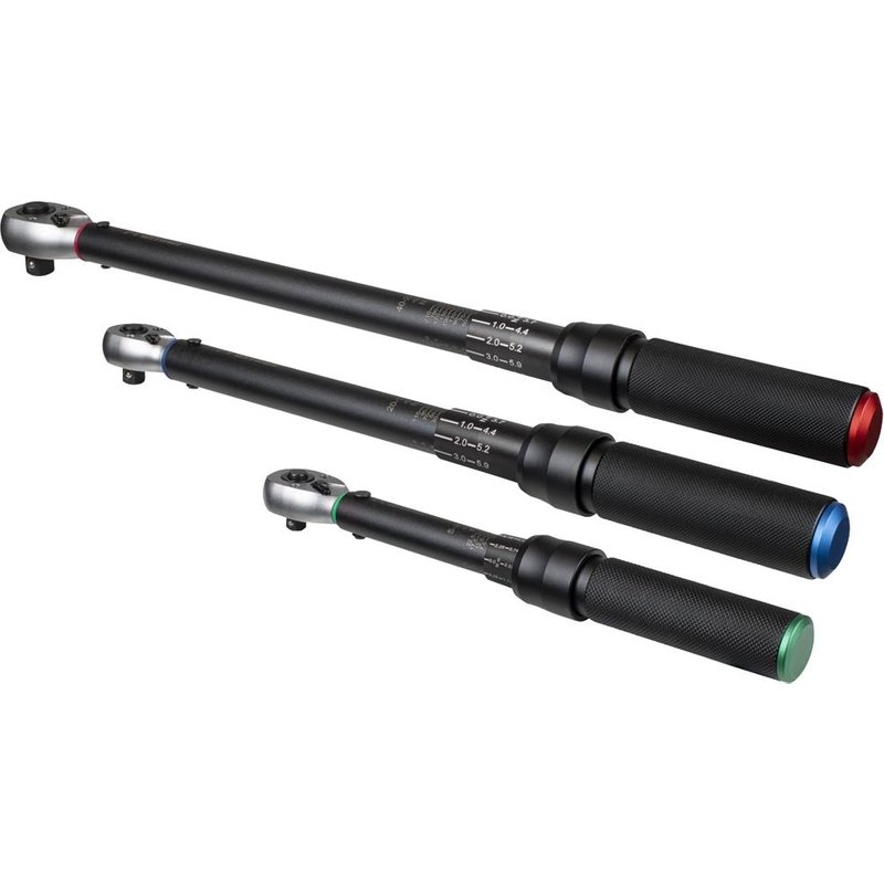 Sealey Premier 3 Piece Micrometer Style Torque Wrench Set Combination 5Nm - 220Nm