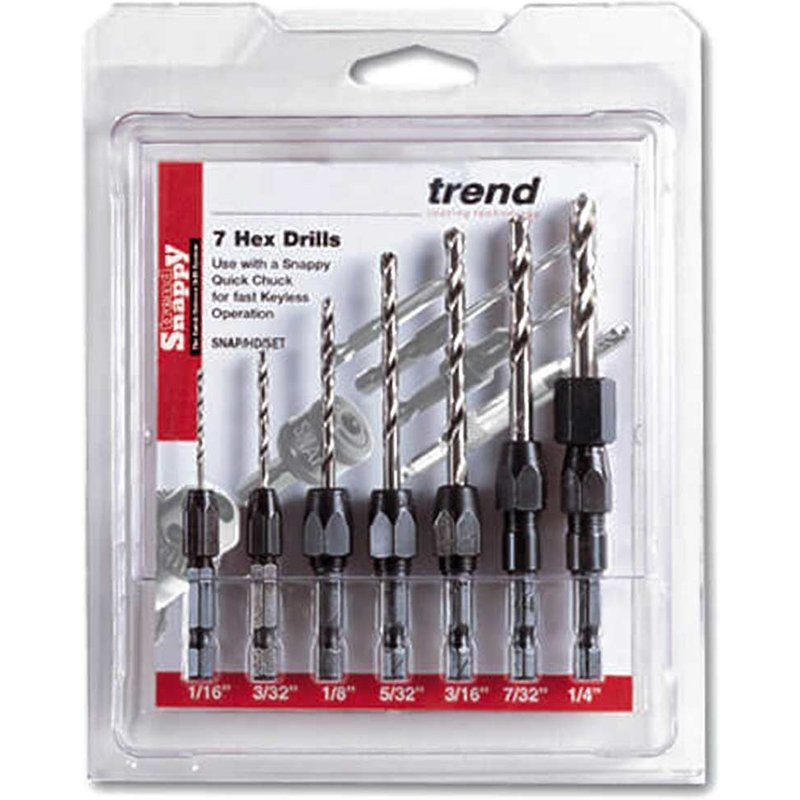 Trend SNAP/D/SET/2 1-7mm Drill Set, 7 Piece SNAP/D/SET/2