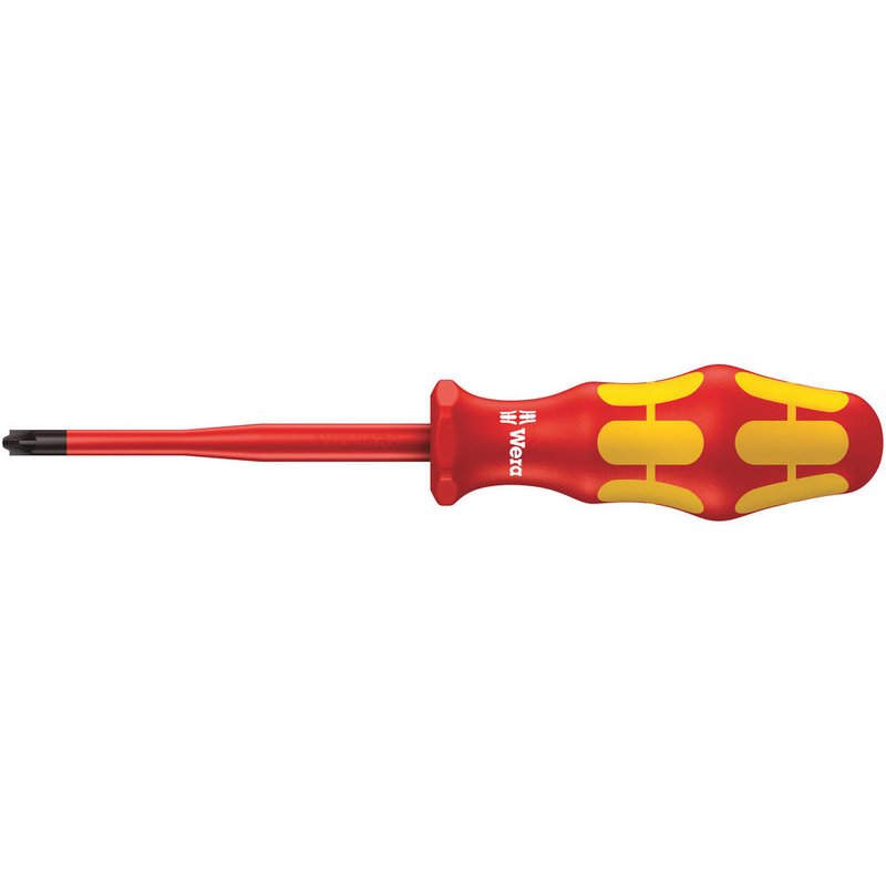 Wera Kraftform Plus VDE Slimline Pozi PZS Screwdriver PZS2 100mm