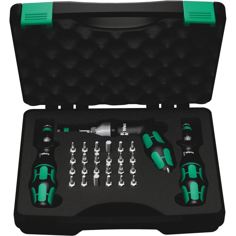 Wera 7440/41/42 Torque Screwdriver and Bit Set 0.3Nm - 6Nm
