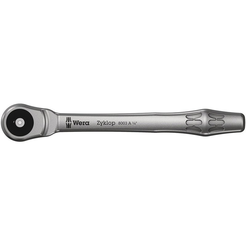 Wera 8003 A Zyklop 1/4" Drive Push Through Fine Tooth Ratchet 1/4"