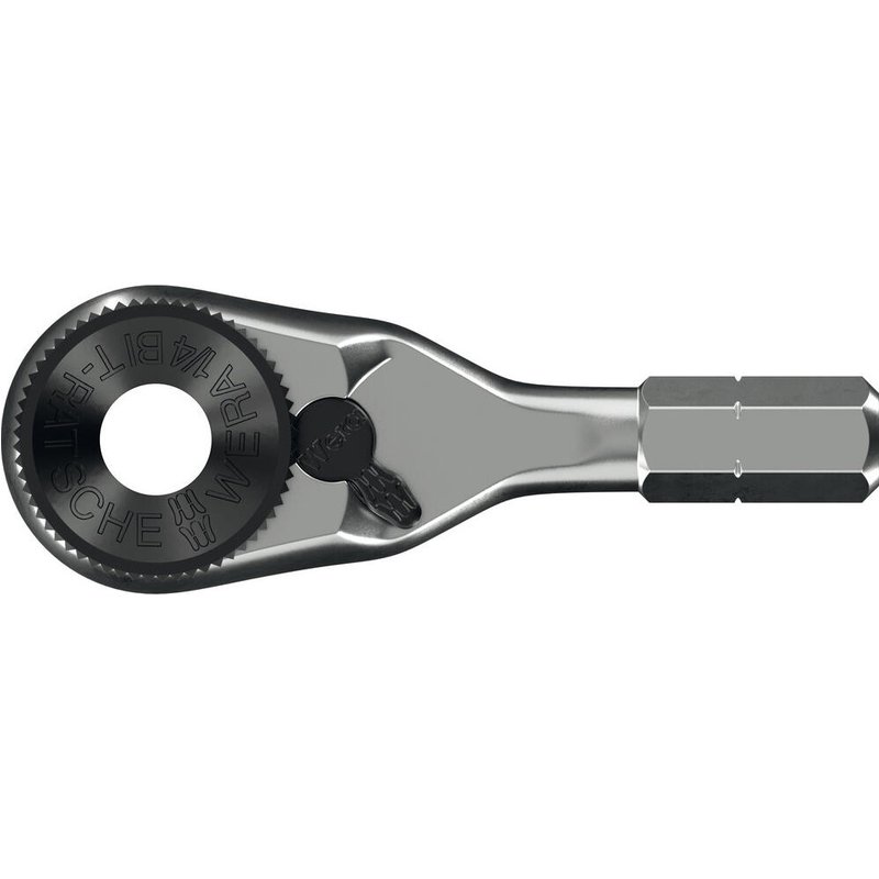 Wera 8011 Zyklop 1/4" Drive Mini 4 Angle Bit Ratchet Adaptor 1/4"