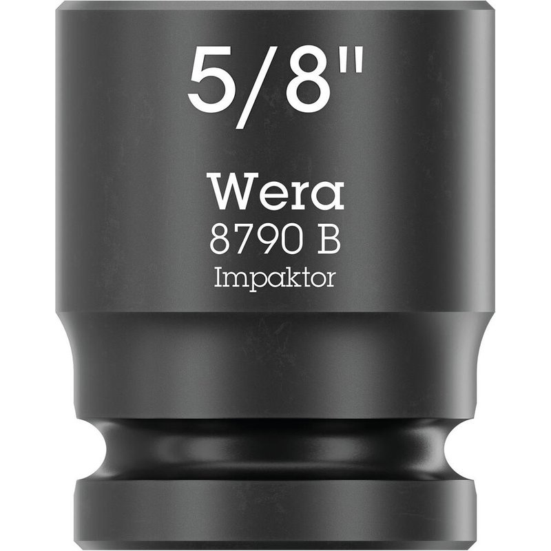 Wera 8790 B Zyklop 3/8" Drive Hexagon Impaktor Socket Imperial 3/8" 5/8"