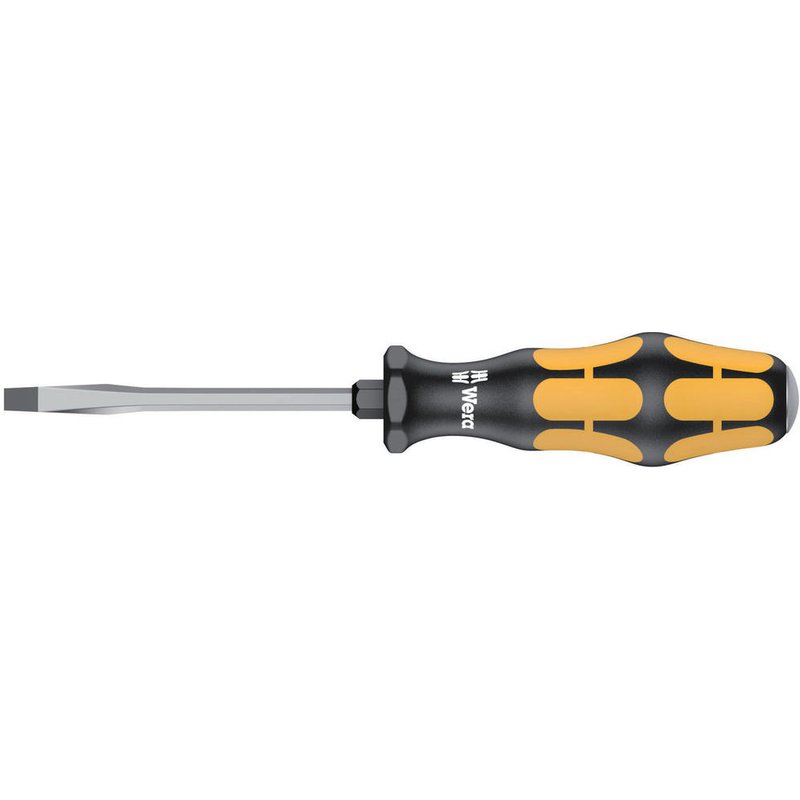 Wera Kraftform Plus Chiseldriver Flared Slotted Screwdriver 5.5mm 100mm