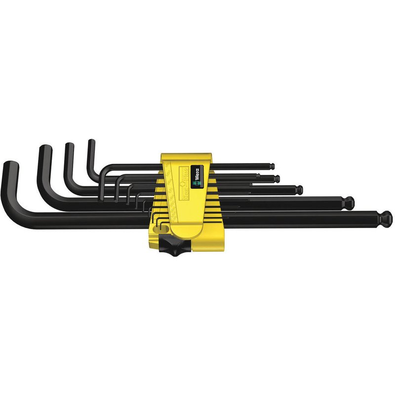Wera 950PKL SZ N 13 Piece BlackLaser Hex Key Set Imperial