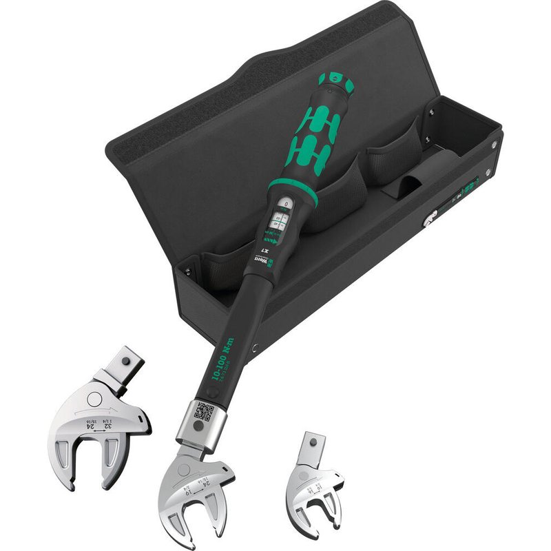Wera 9530 Torque Wrench Set for Heat Pumps and Air Conditioning 10Nm - 100Nm