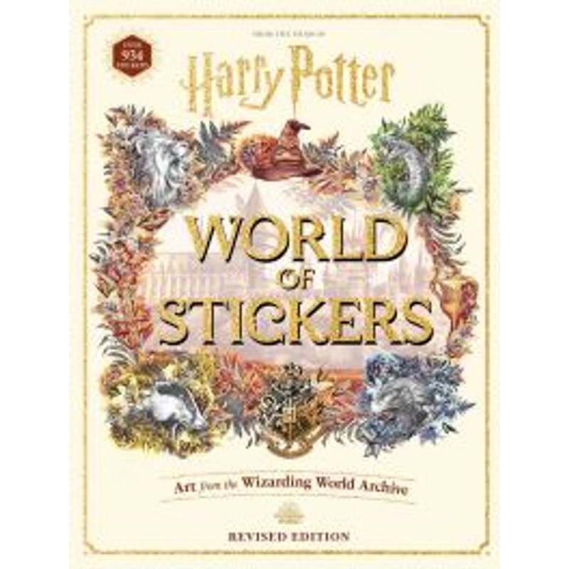 Harry Potter World of Stickers - Sticker Book for Teens and Adults, Officially Licensed