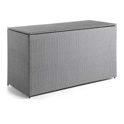 Central Park Kussenbox Wicker - Wicker - Antraciet - 840l - 150x77x73cm