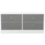 Photo of padstow bed box - grey and white