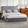 Photo of merida ottoman storage bed - grey fabric - sizes available