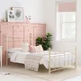 Photo of emily bed frame - cream metal - sizes available
