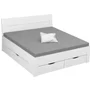 Photo of aditio bed - alpine white - 6ft queen size
