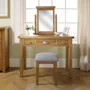 Photo of woburn dressing table - 3 drawer - rustic oak