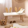 Photo of bunny ear kids chair - set of 2 - natural and white - wood