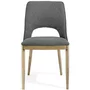 Photo of clearance - morgan dining chairs - set of 2 - brass and grey linen fabric - fss13419