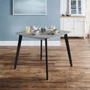 Photo of casa dining table - 90cm - 2 seater - square - grey