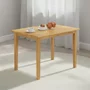 Photo of hanover dining table - 4 seater - 110cm - light oak