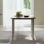 Photo of arden grey painted 2 seater square dining table